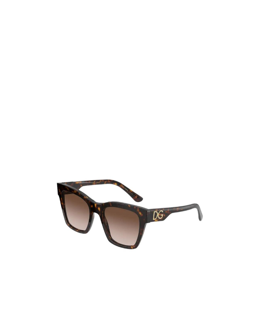 Dolce & Gabbana Logo Sunglasses In Black