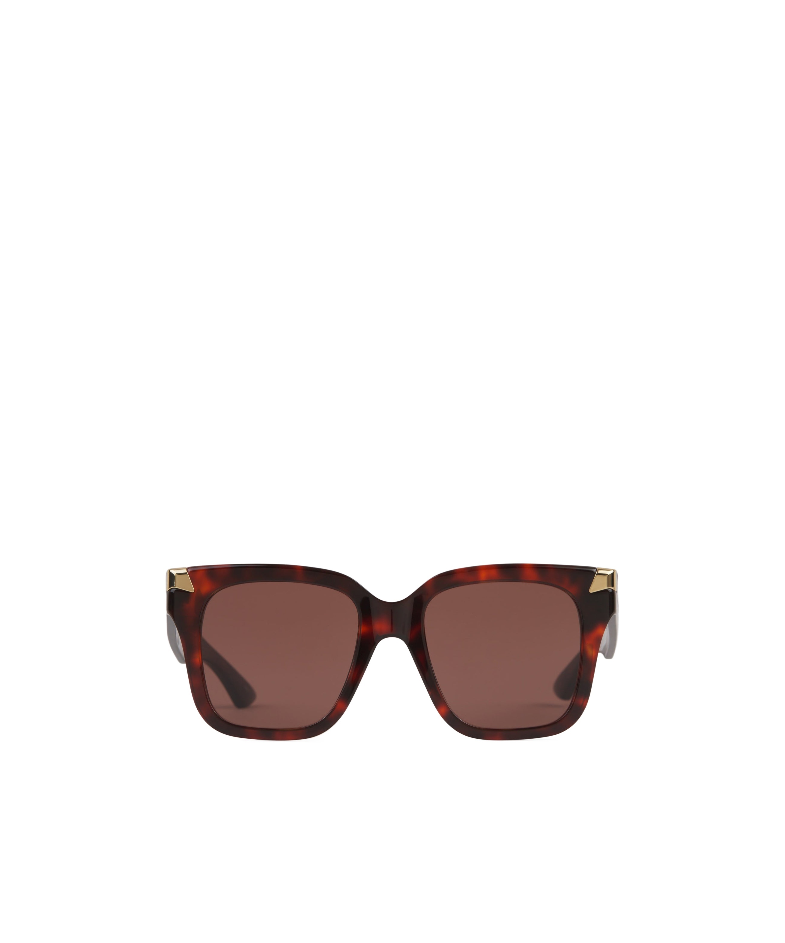 Alexander Mcqueen Eyewear Square Frame Sunglasses In Brown