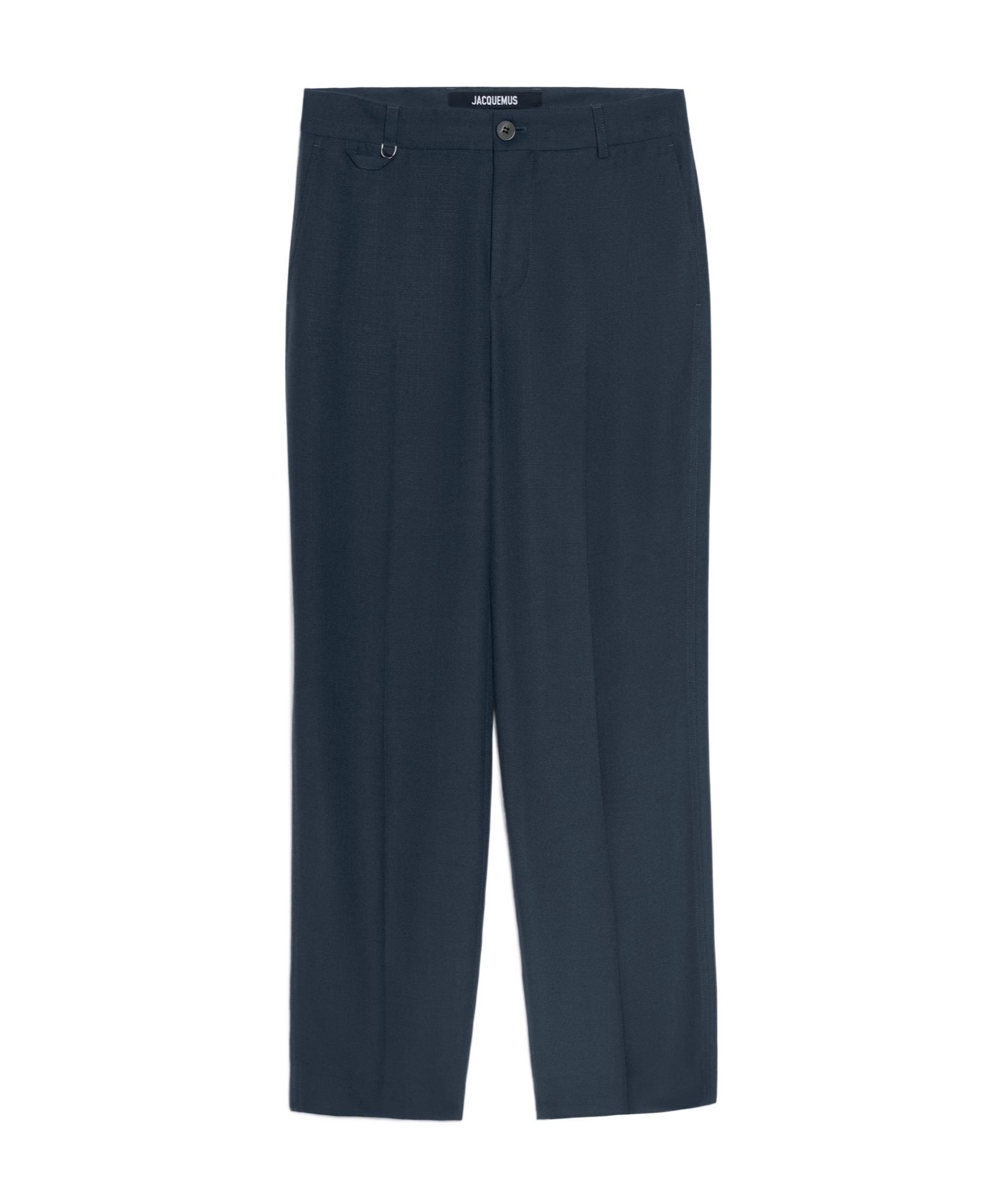 Jacquemus Belt Ring Casual Pants In Black