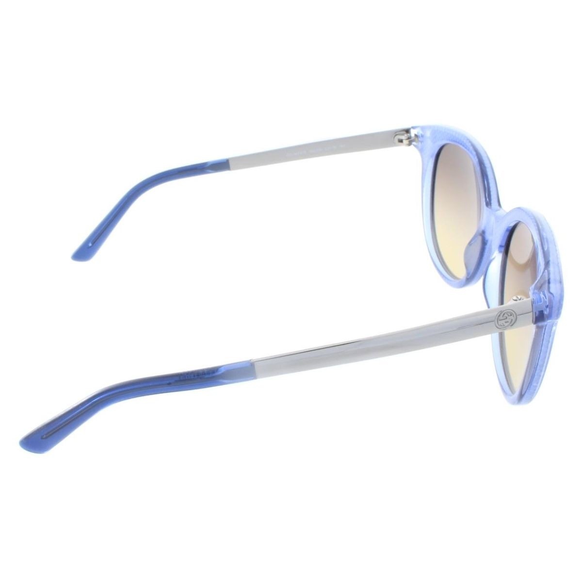 Gucci Logo Details Sunglasses In Gray