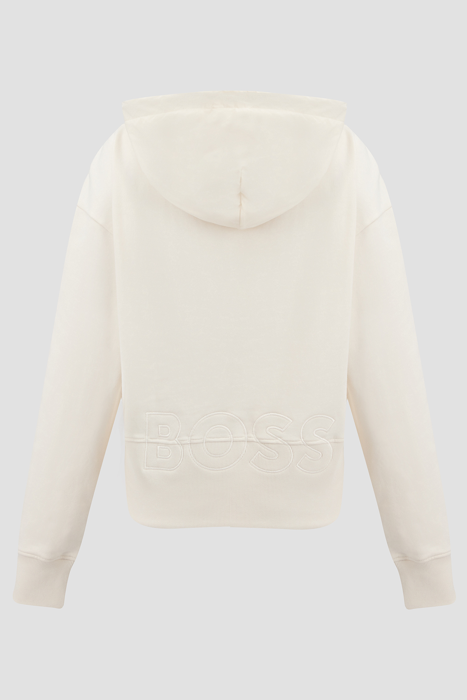 Shop Hugo Boss Cotton Hoodie
