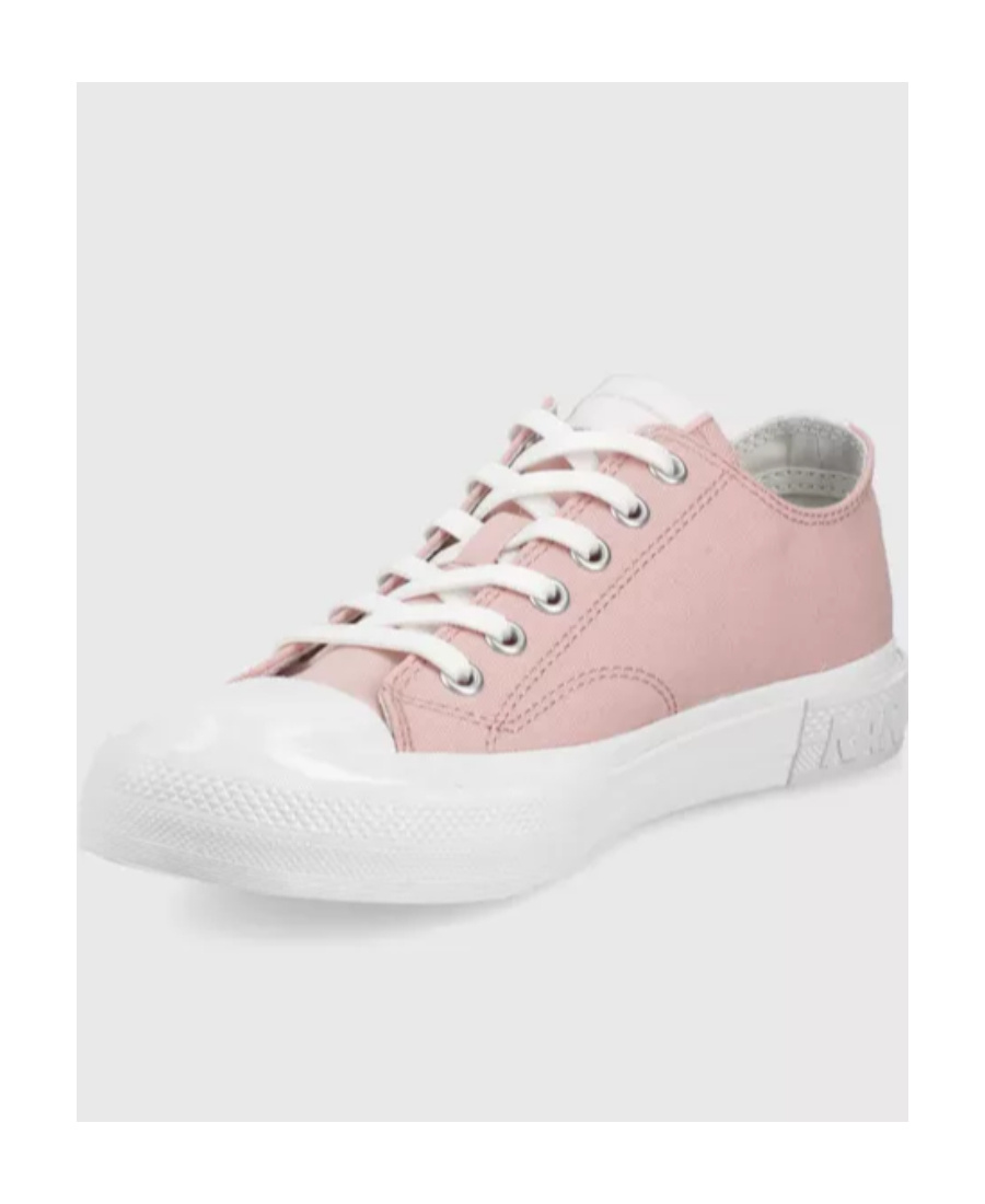 Shop Karl Lagerfeld Logo Printing With Low-top Casual Sneakers In White