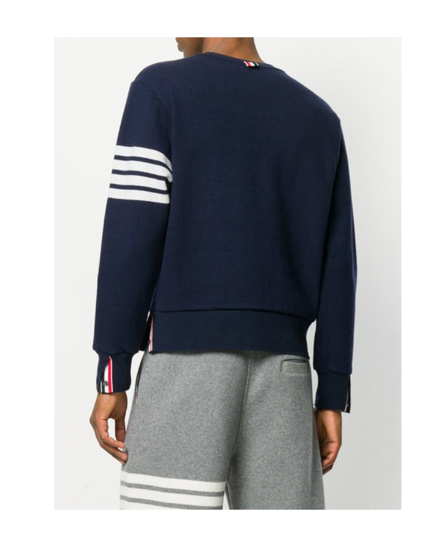 Thom Browne Engineered 4-bar Cotton Sweatshirt