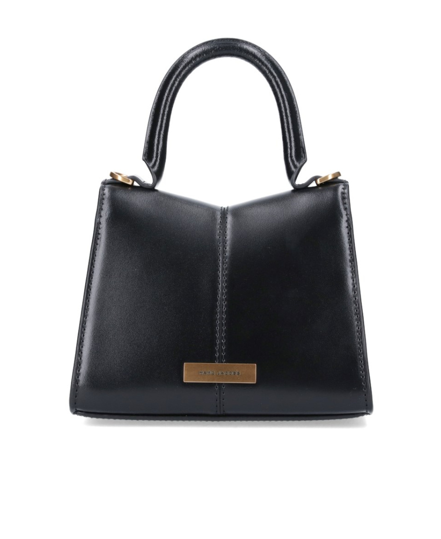 Marc Jacobs The Mini Top Handle Bag In Black