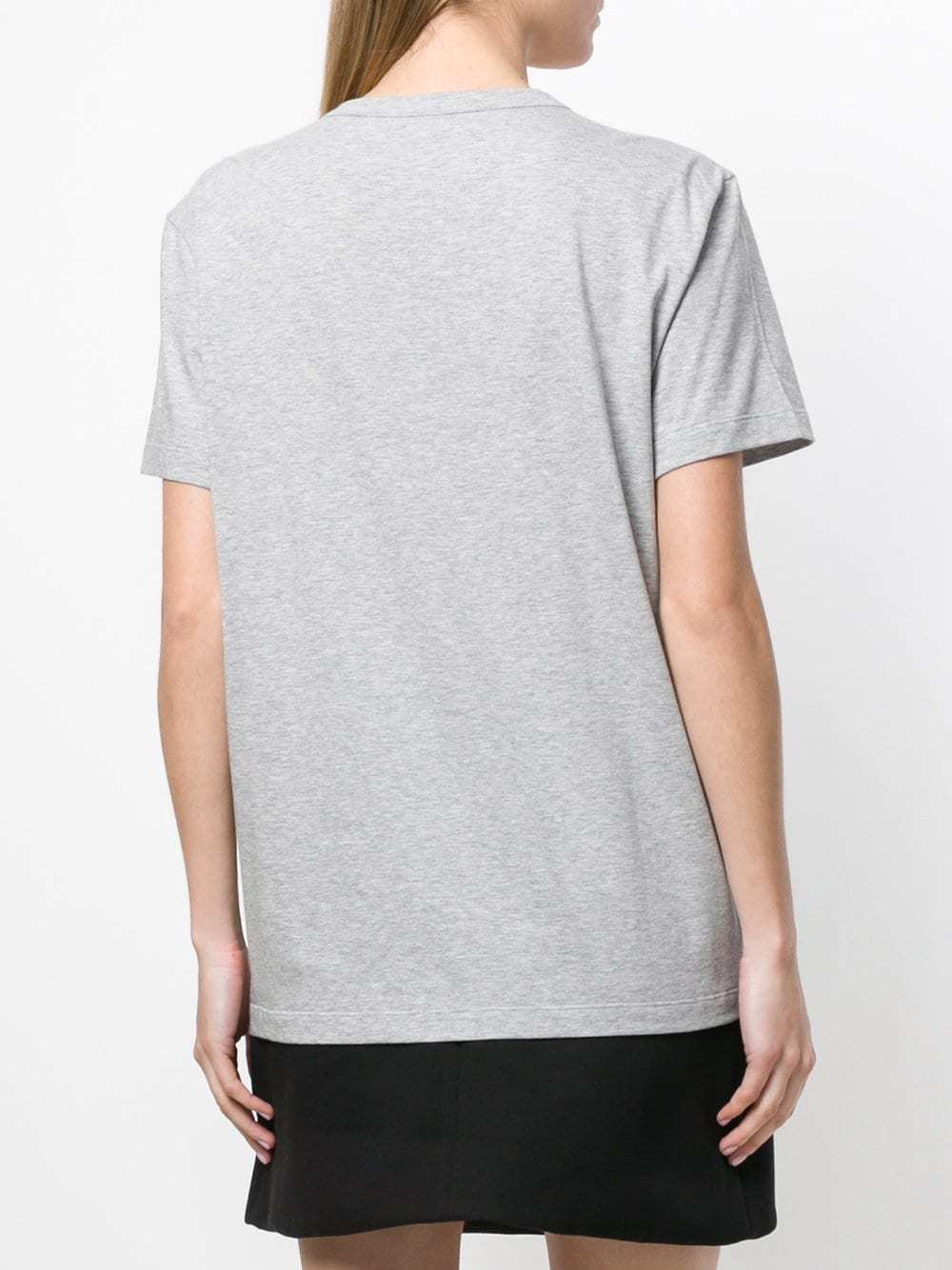 Moncler Crew Neck Short-sleeve T-shirt In Gray