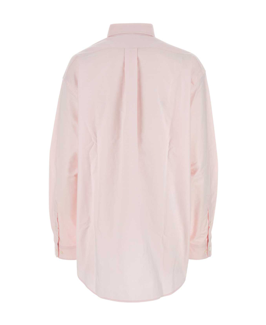 Prada Light Pink Oxford Oversize Shirt In Pink