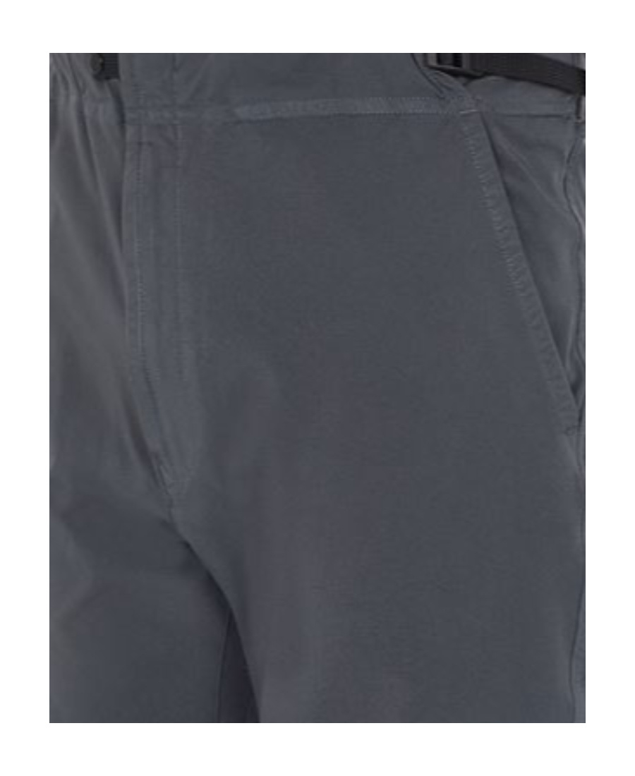 Stone Island Logo-embroidered Tapered Trousers In Gray
