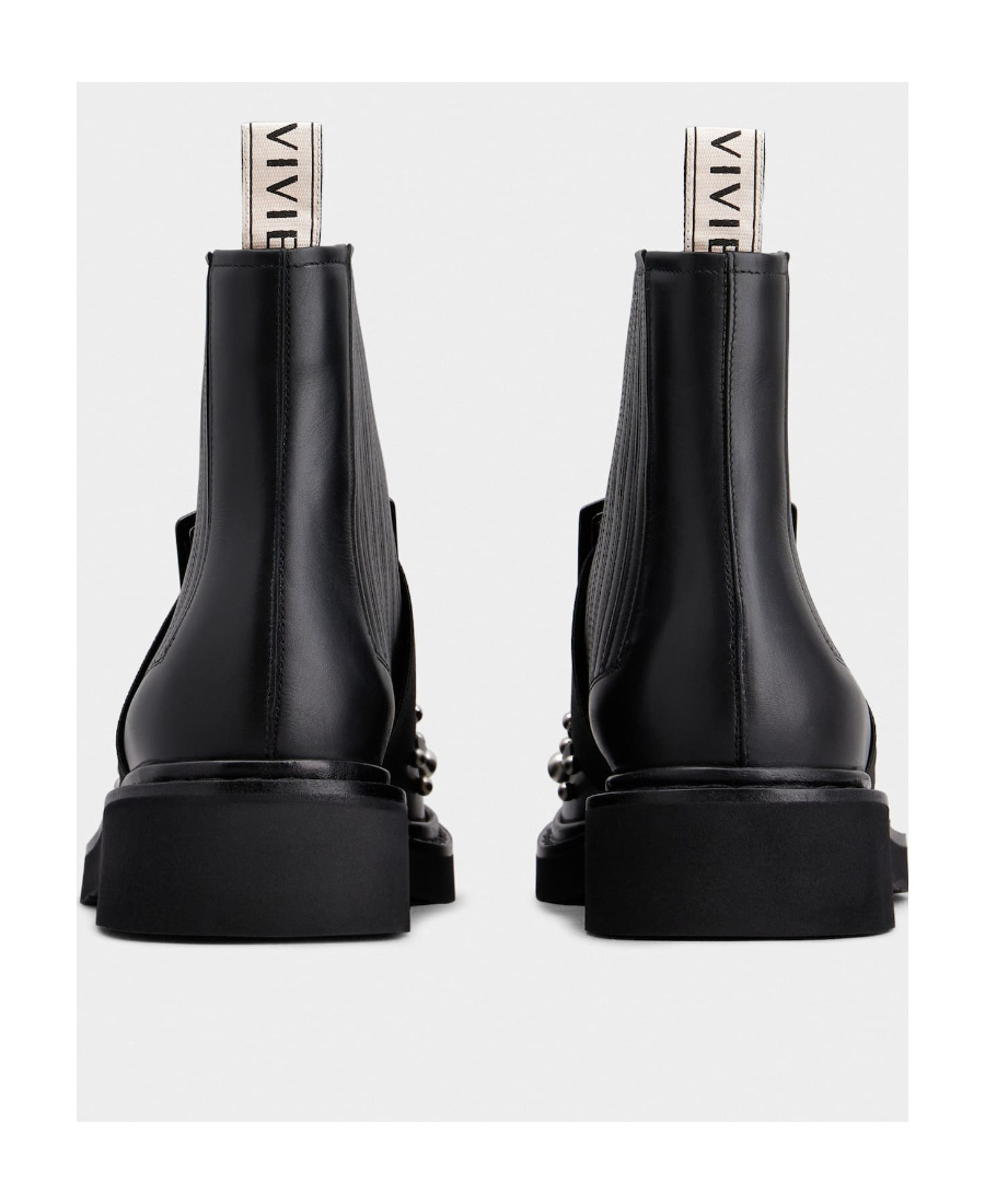 Roger Vivier Round-headed Flat-bottomed Short Boots In Black