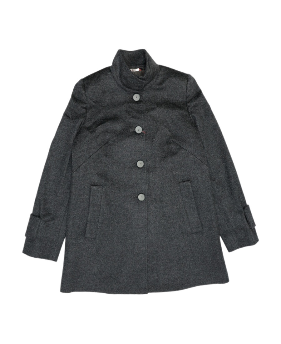 Max Mara Long-sleeved Coat In Black