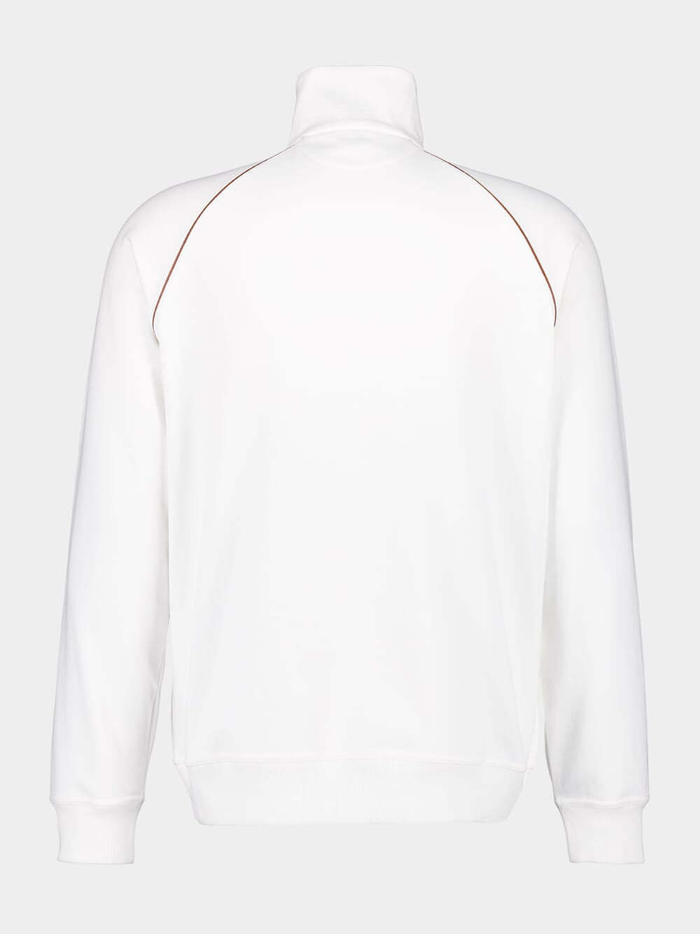 Brunello Cucinelli Zip-up Sweatshirt In White
