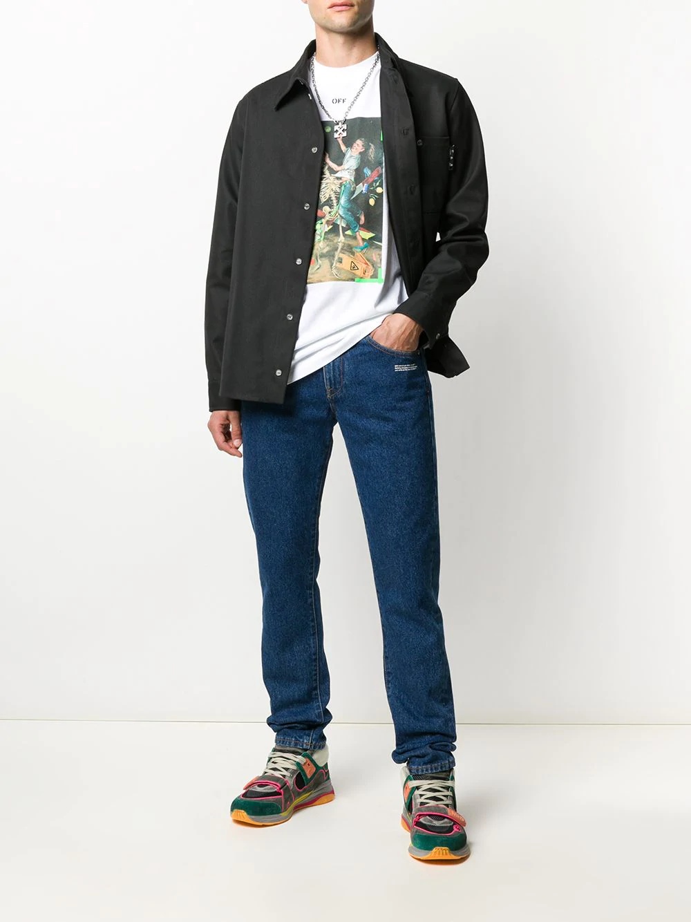 Off-white Pascal Painting Print T-shirt In White