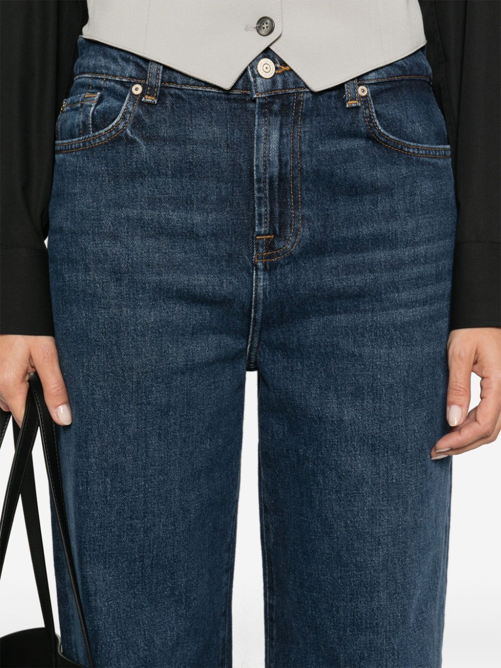 7 For All Mankind Scout Jeans In Black