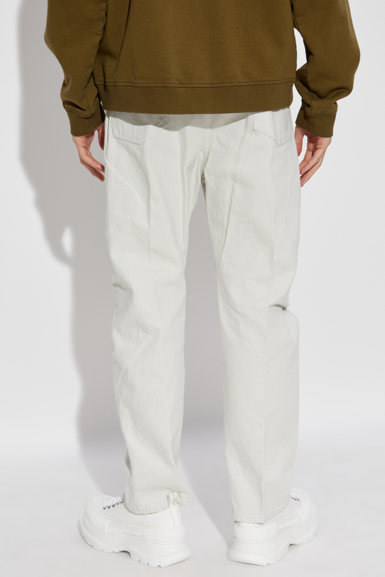 DSQUARED2 COTTON STRAIGHT JEANS