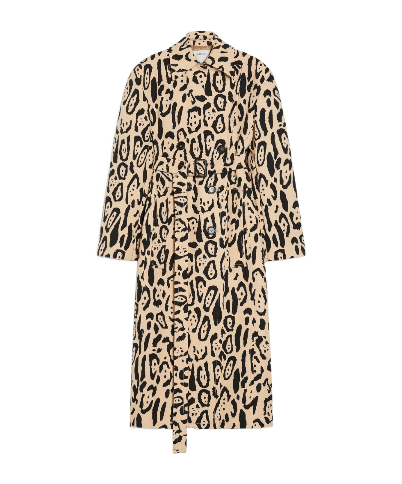 SPORTMAX SPORTMAX GREMBO ALL-OVER PATTERNED TRENCH COAT