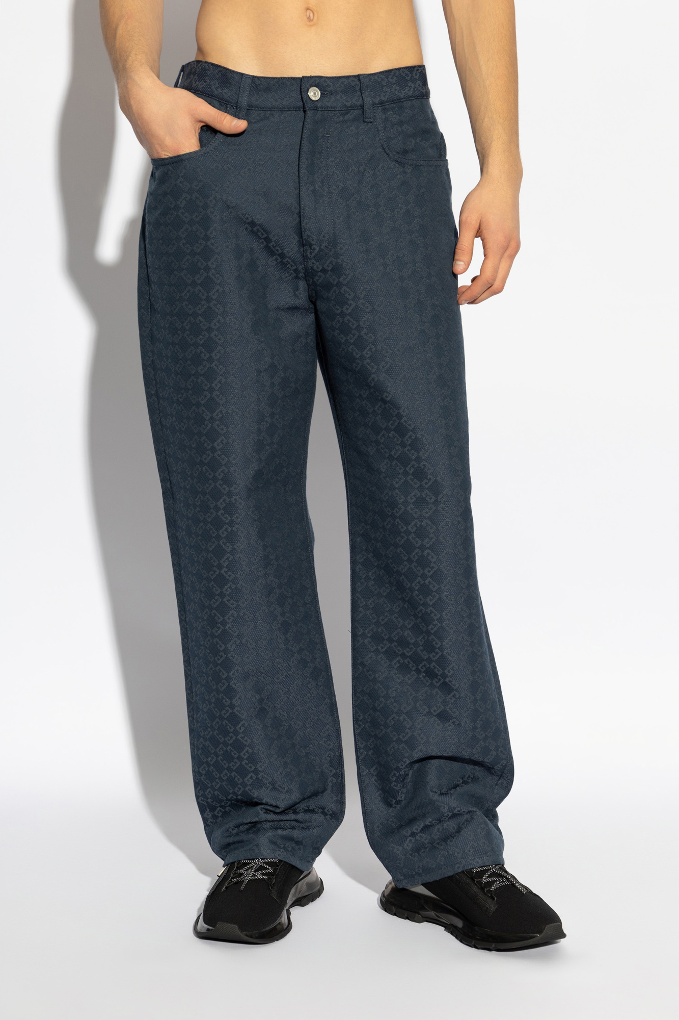 Givenchy Belt-loop Jeans In Black