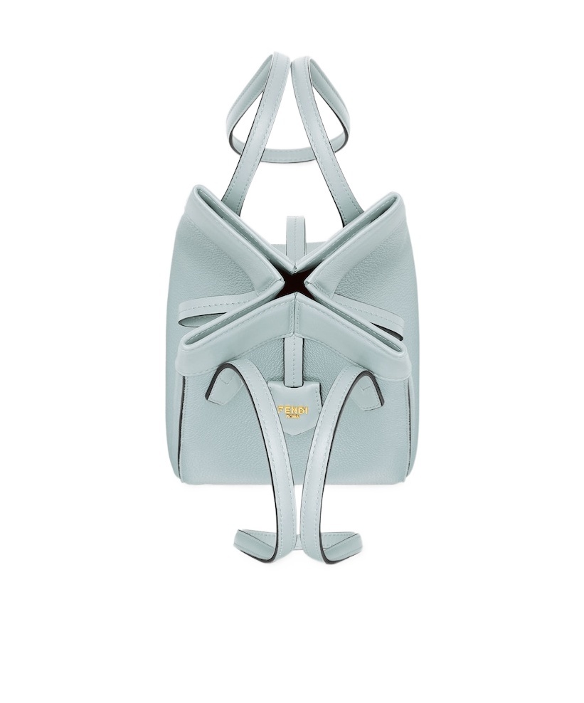Fendi Origami Mini Bucket Bag In Blue