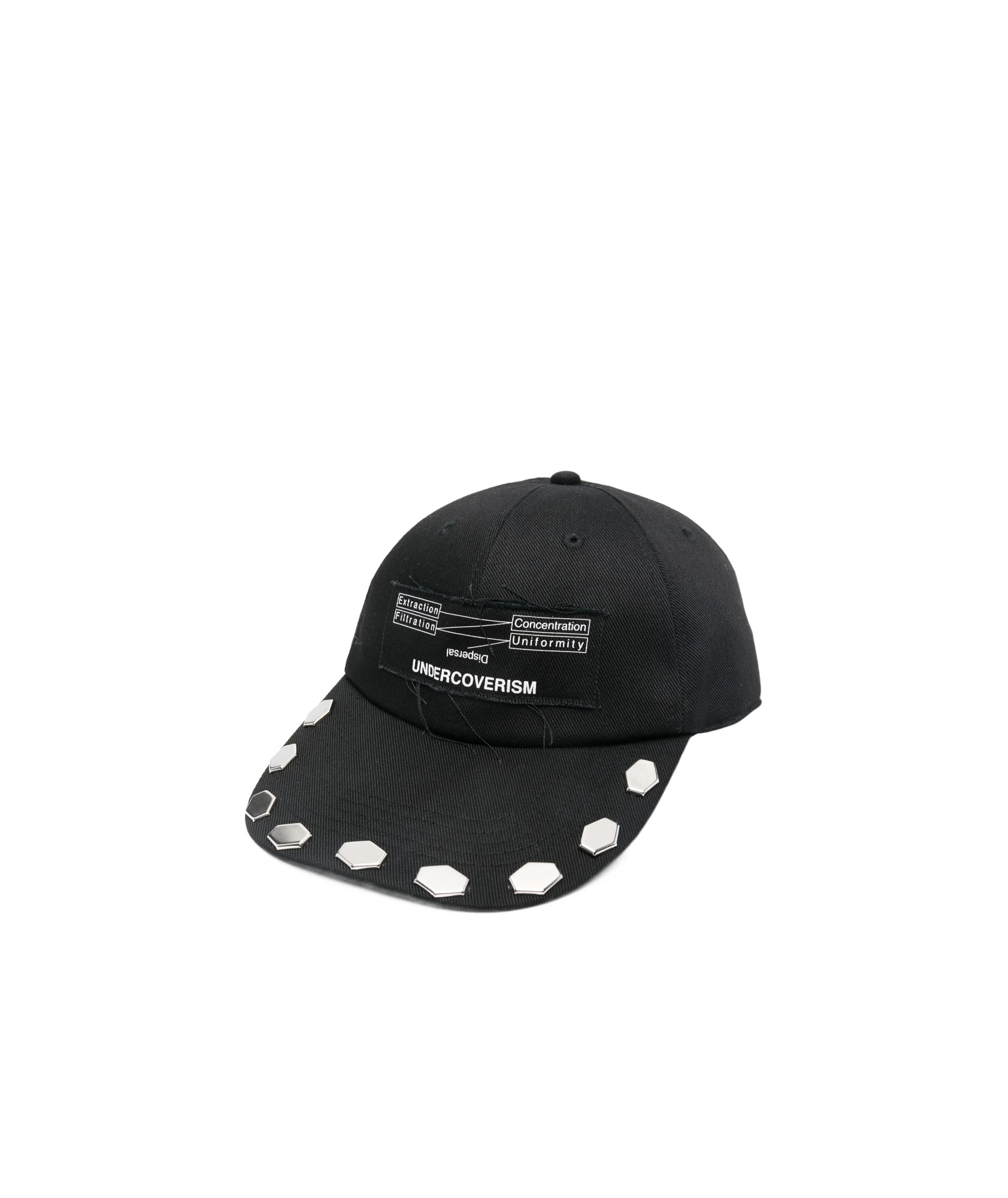 Undercover Stud-embellished Cap In Black