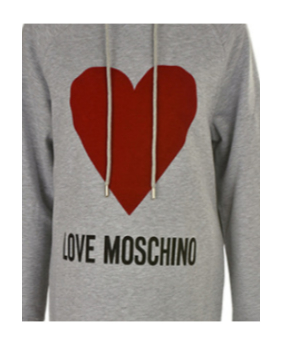 Moschino A Printed Dress In Gray