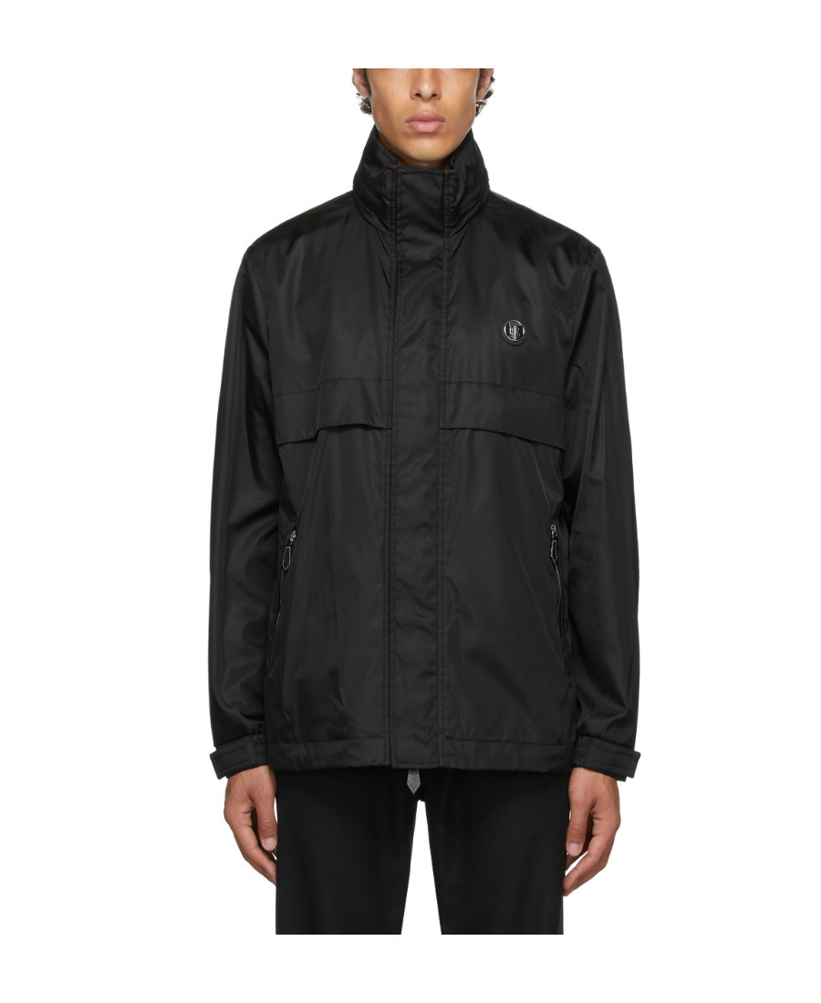 Burberry Hooded Casual Jacket In Black