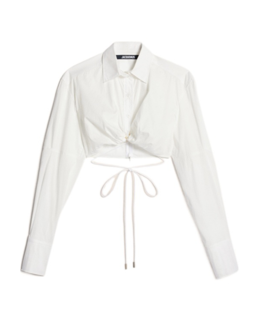 Jacquemus La Chemise Plidao In White