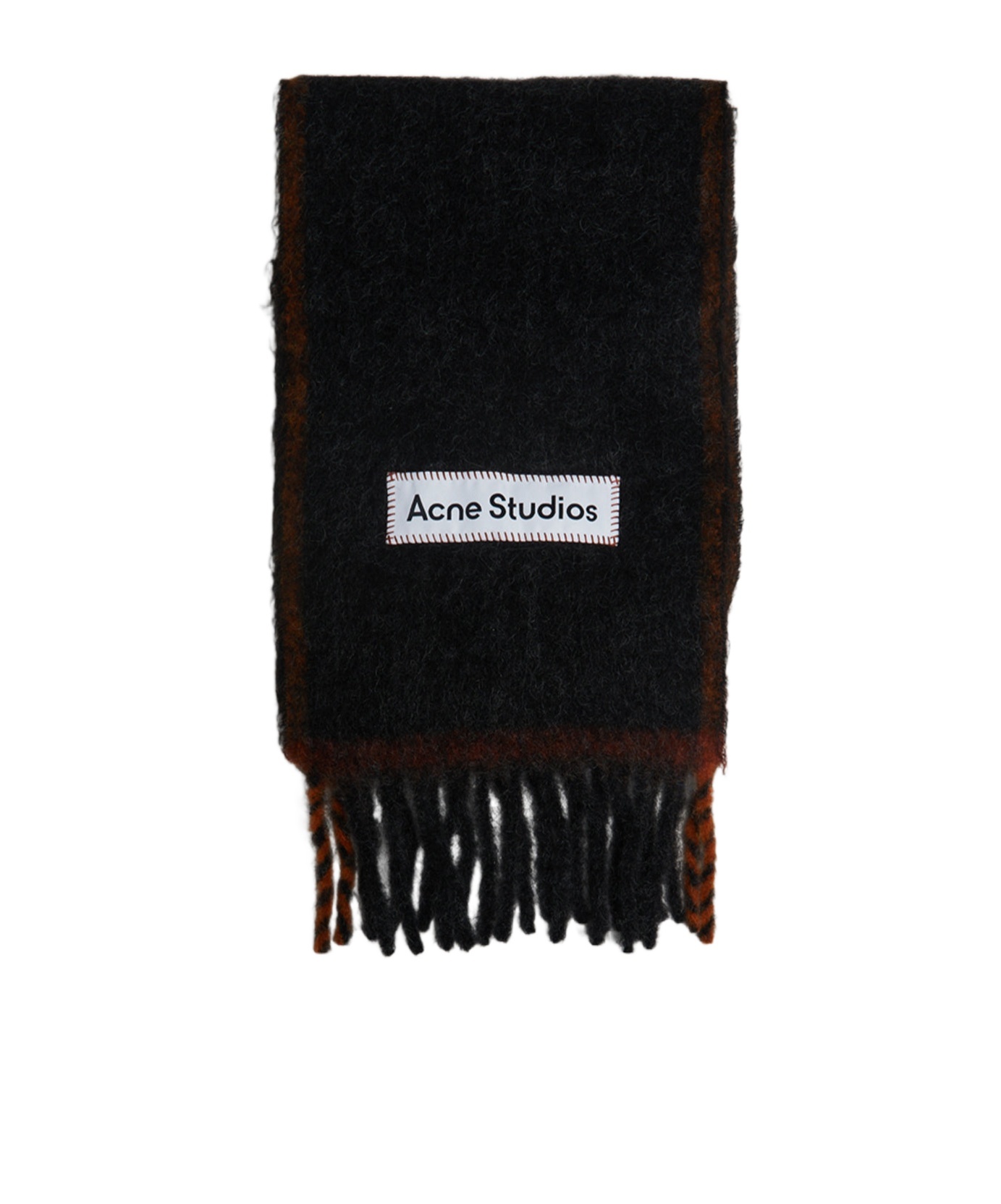 Acne Studios Alpaca Blend Scarf Scarves And Foulards Black
