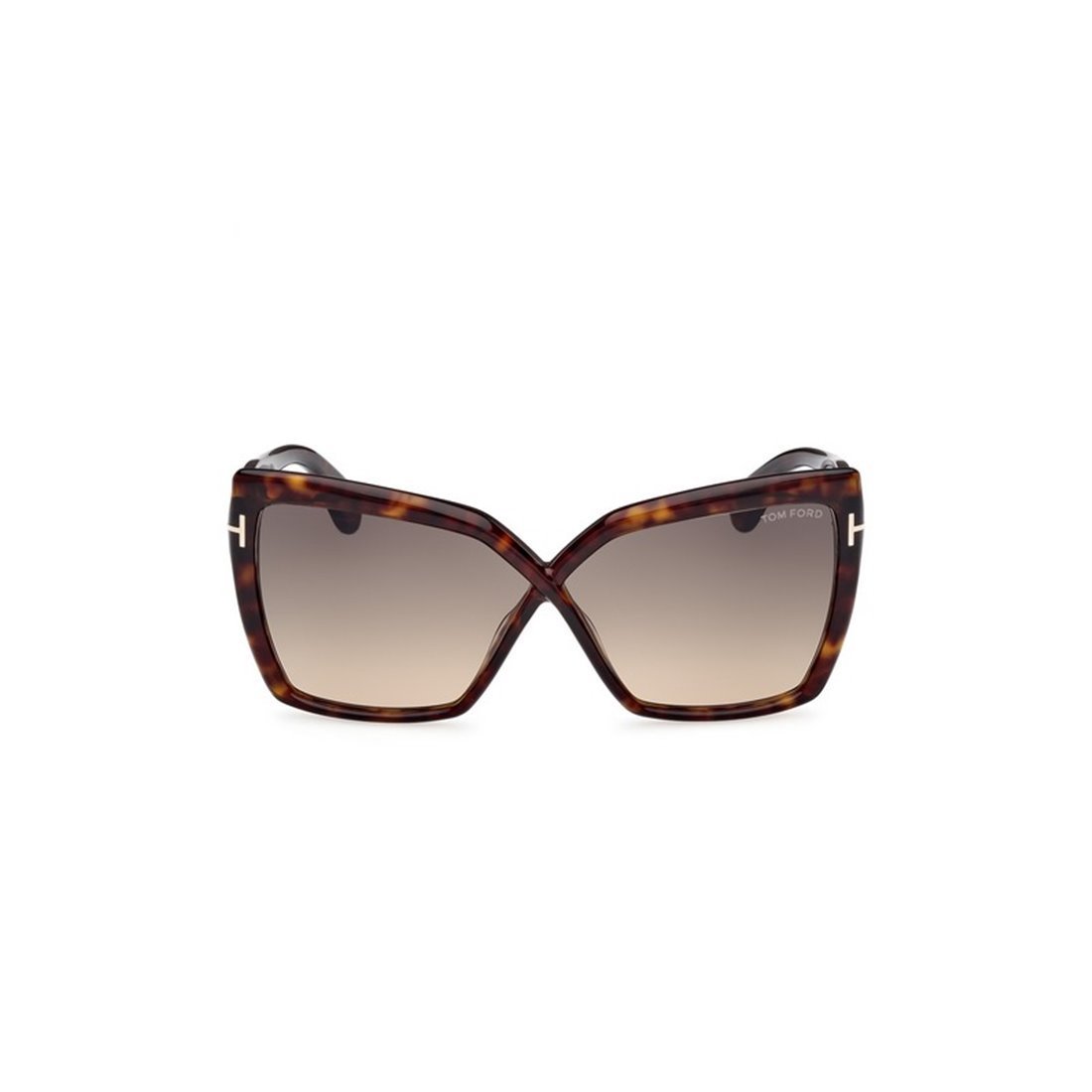 Tom Ford Eyewear Fiore Butterfly Frame Sunglasses In Brown