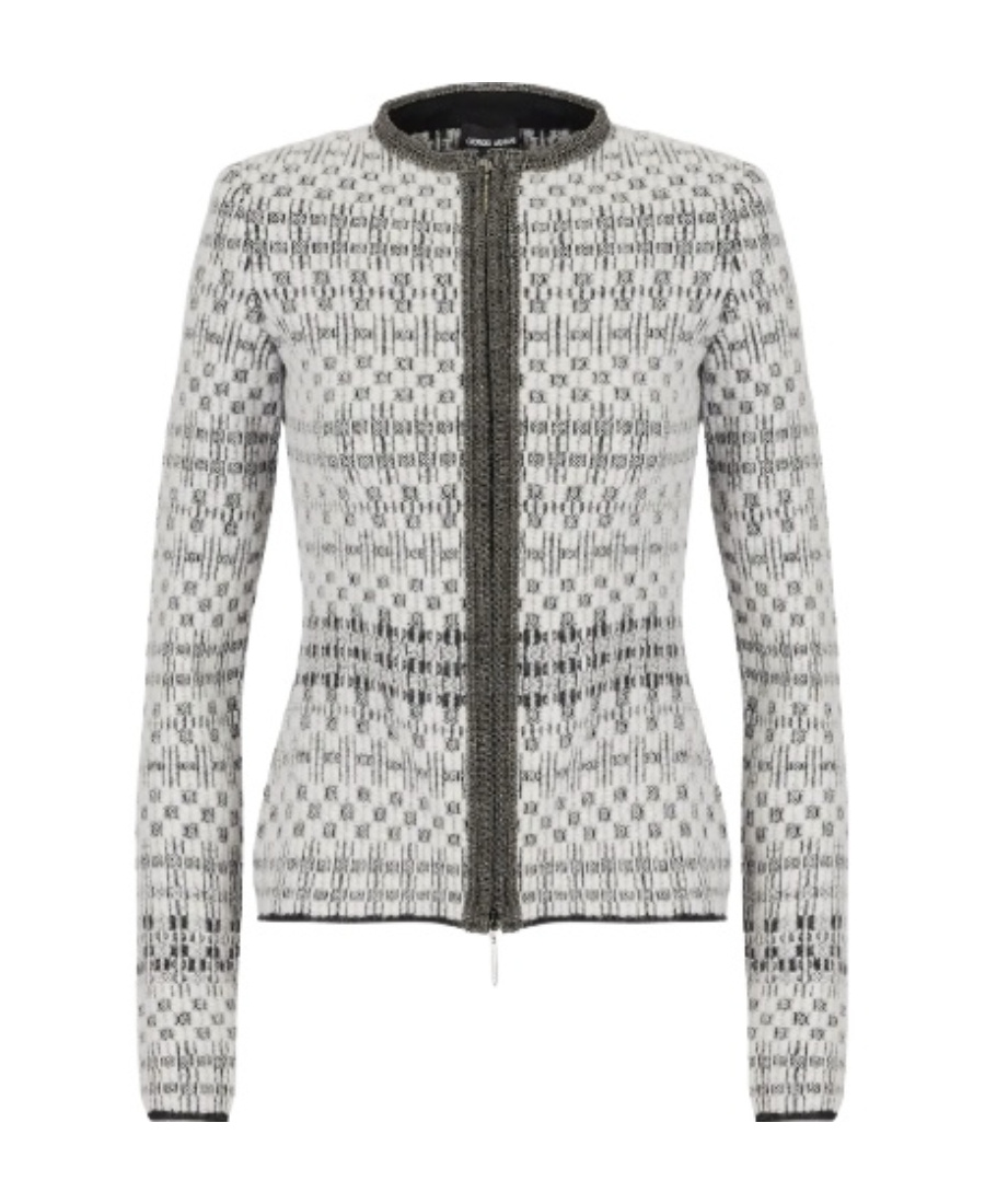 Giorgio Armani Logo Casual Jacket In Gray