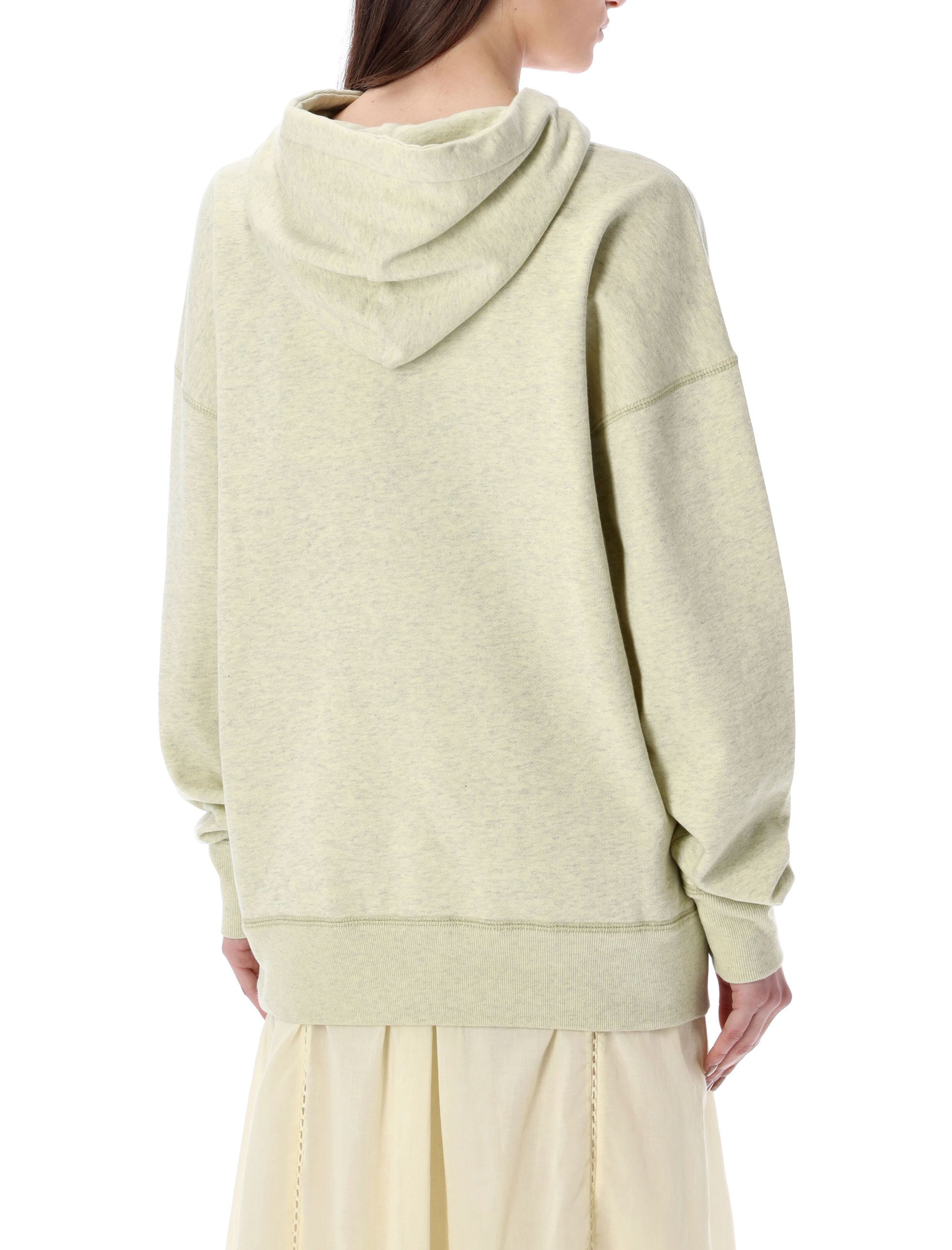 Shop Isabel Marant Étoile Logo Hooded Sweater In Nude