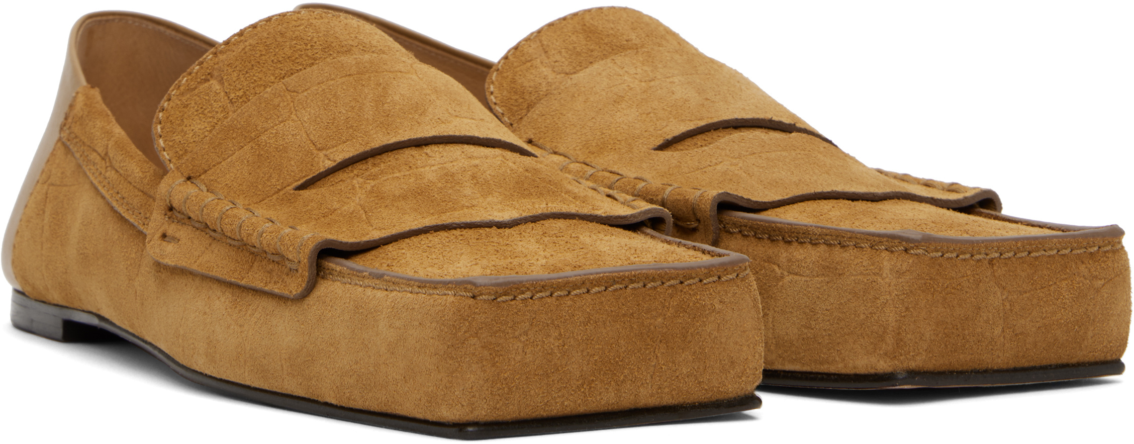 Jacquemus Square Toe Loafers
