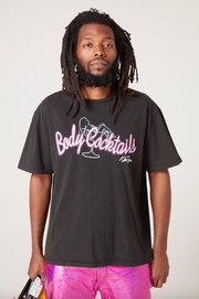 Gallery Dept. Body Cocktails Logo-print T-shirt In Black