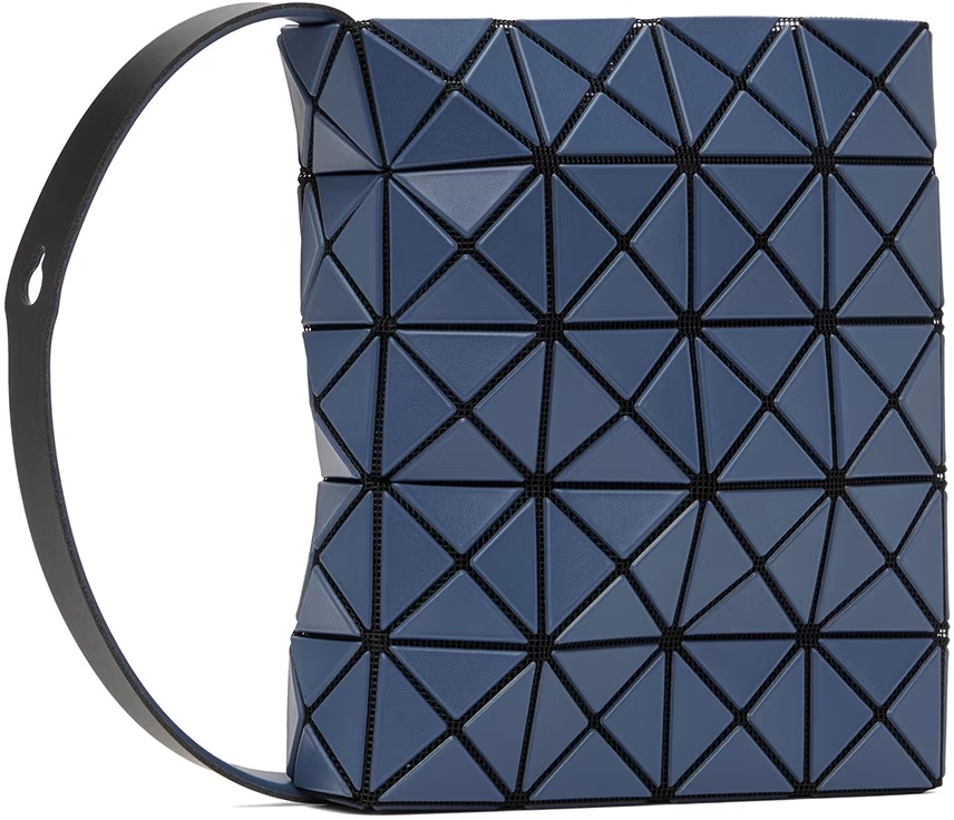 Bao Bao Issey Miyake Triangular Decal Shoulder Bag In Blue