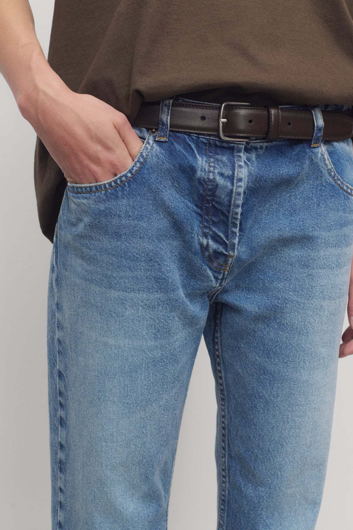 The Row Riaco Slim Jeans In Blue