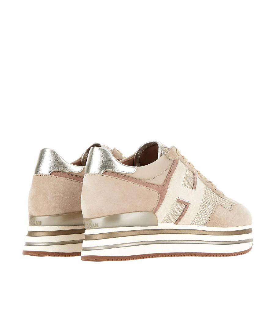 Hogan Midi H222 Off Whitepink In Nude