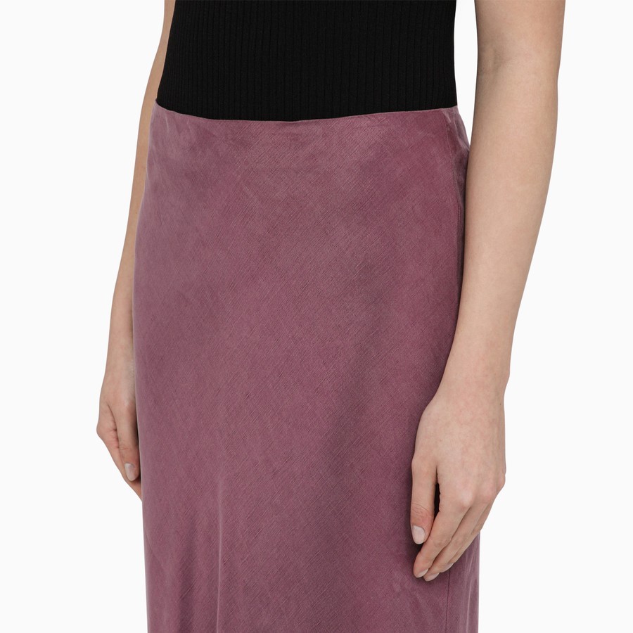 Shop Max Mara Zippered Skirt In Red