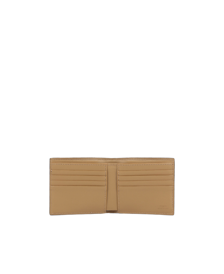 Fendi Monogram-print Bi-fold Wallet In Multicolor