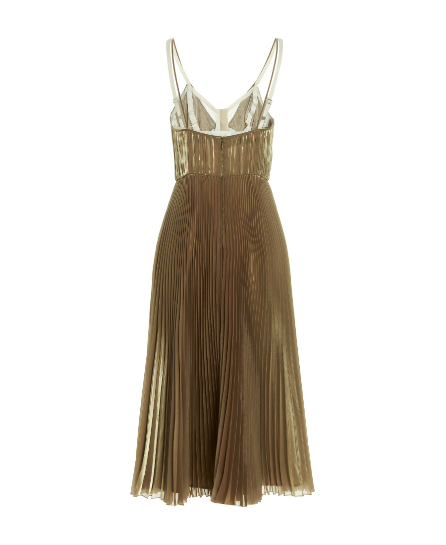 Prada Midi Dress In Green
