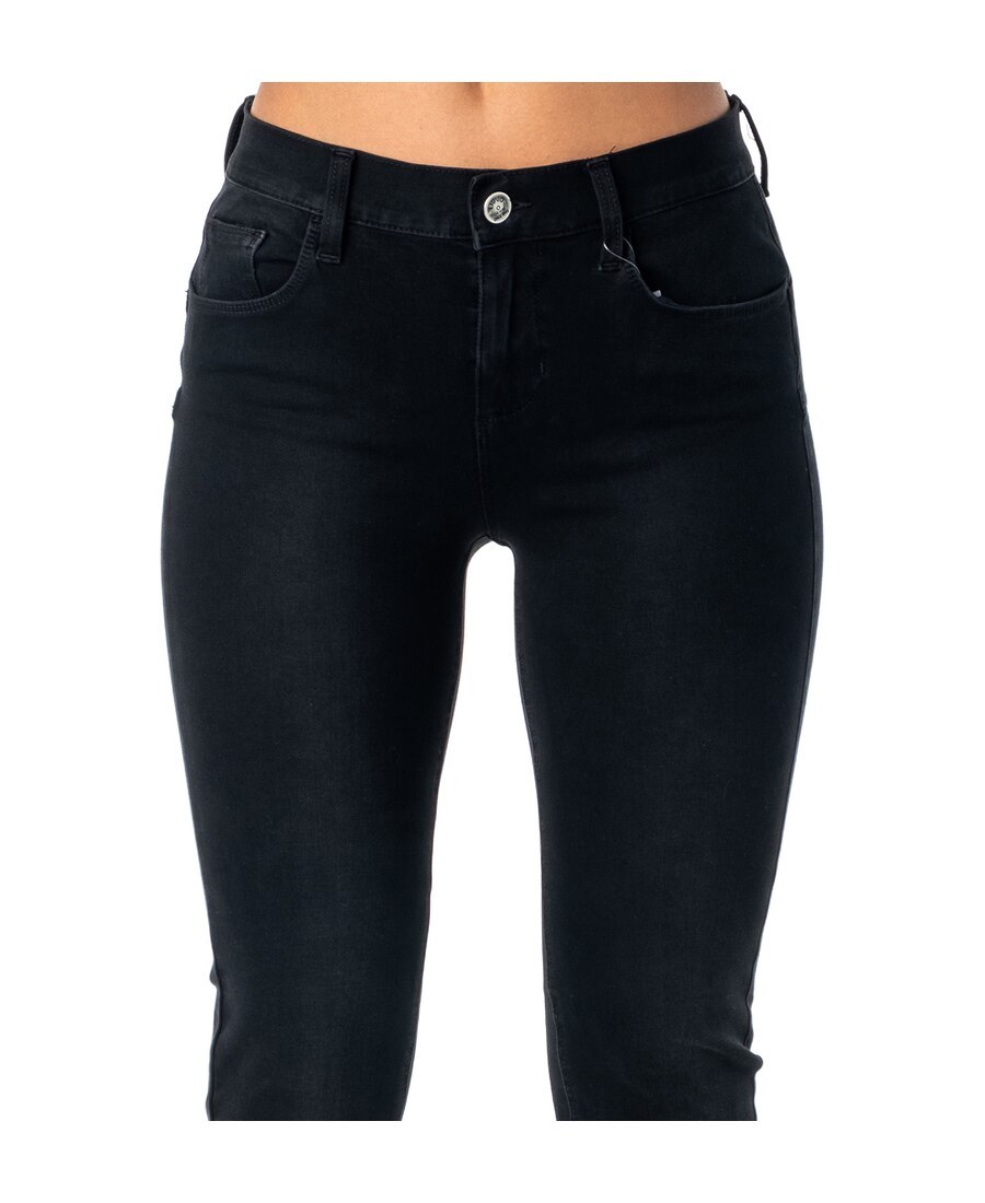 Shop Liu •jo Second Skin Jeans In Black