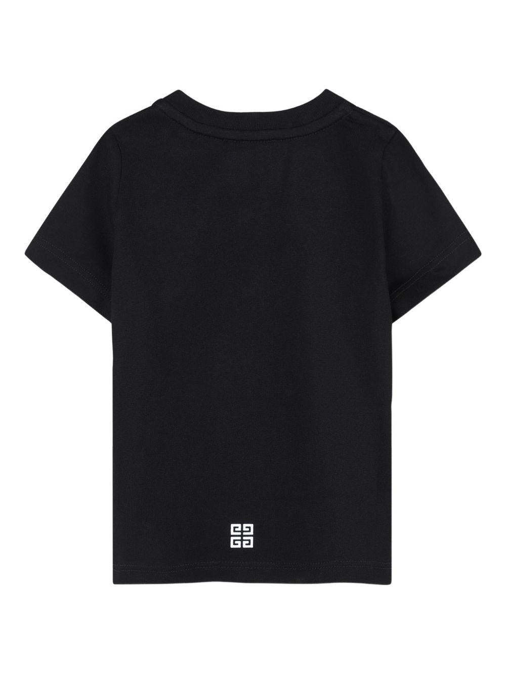 Givenchy Logo-print Short-sleeves T-shirt In Black