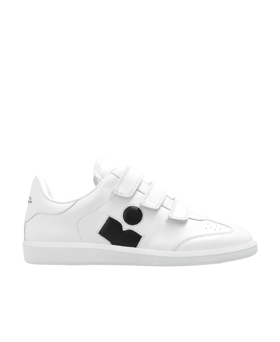 Isabel Marant Beth Leather Sneakers In White