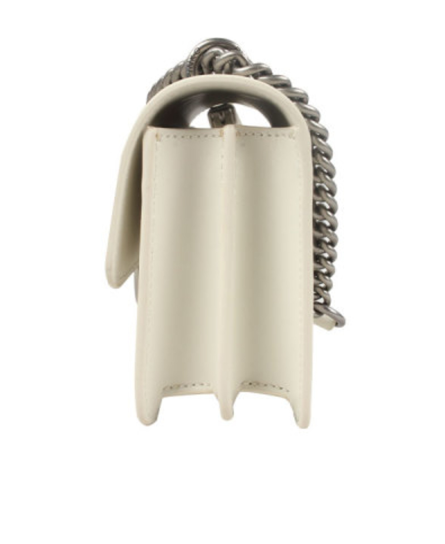 Shop Pinko Love One Chain-linked Mini Shoulder Bag In White