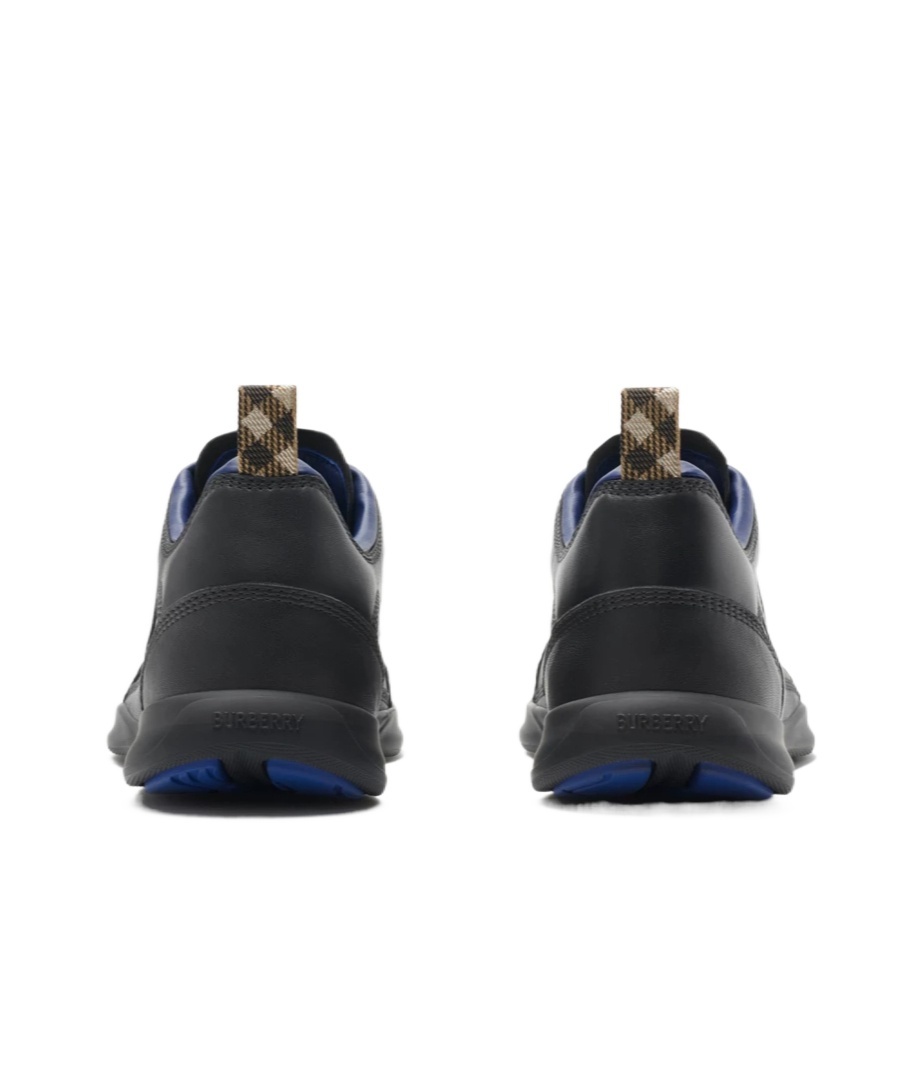 Shop Burberry Matrix Sneakers In Black
