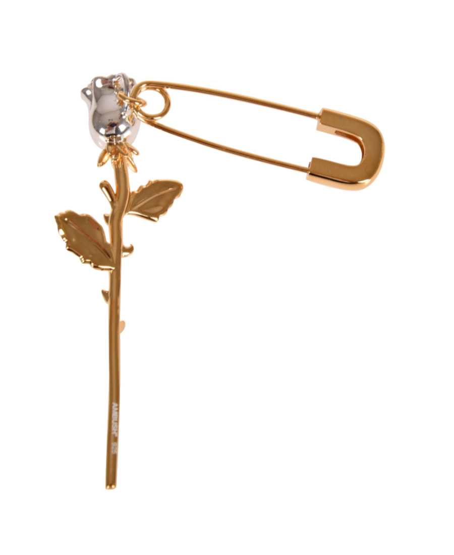 Ambush Rose Hanging Earrings In Yellow