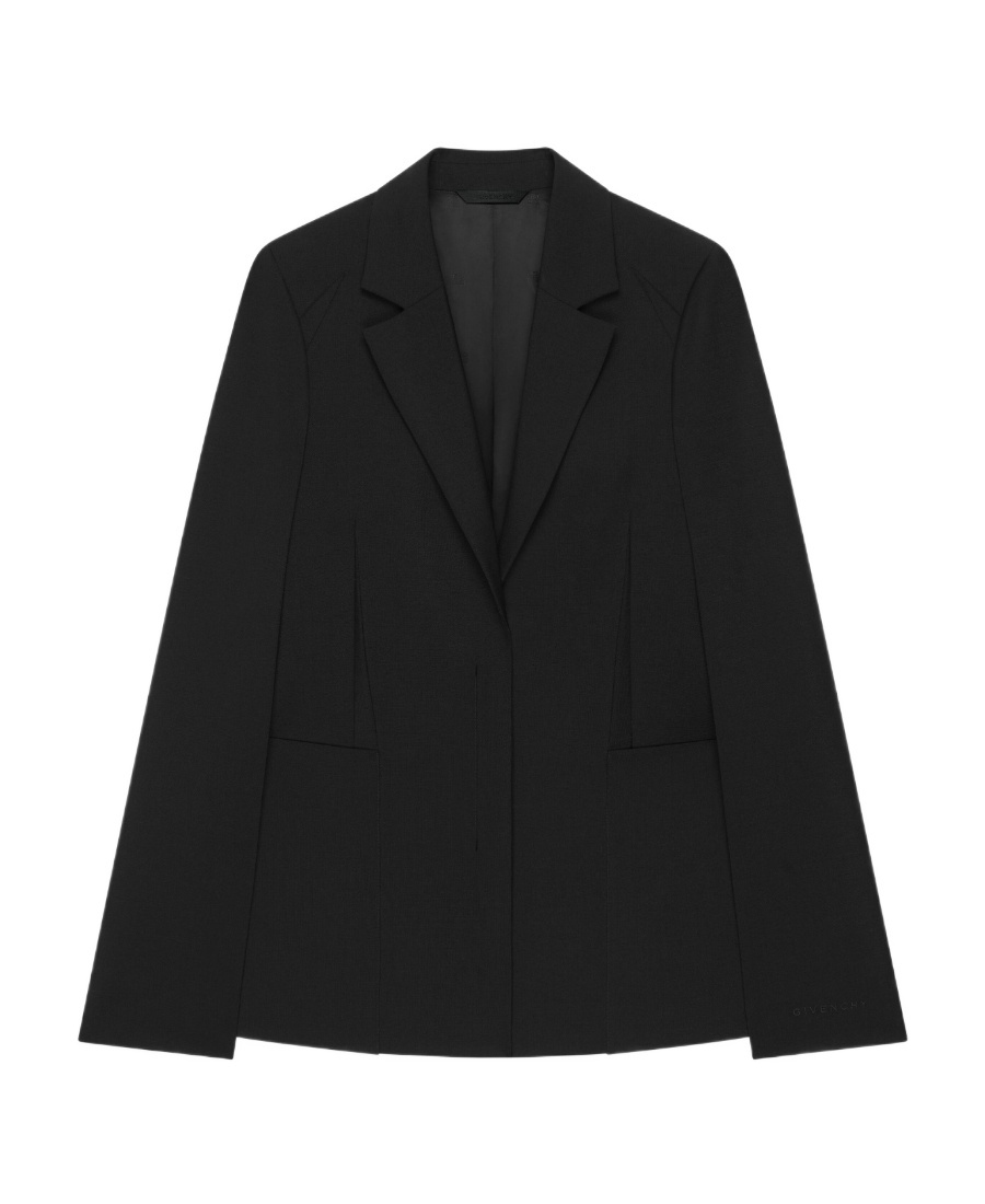 Givenchy Slim-fit Dart Jacket In Black