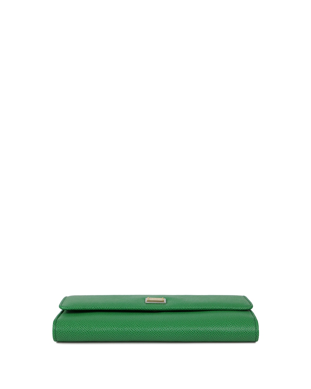 Dolce & Gabbana Logo Details Wallet In Green