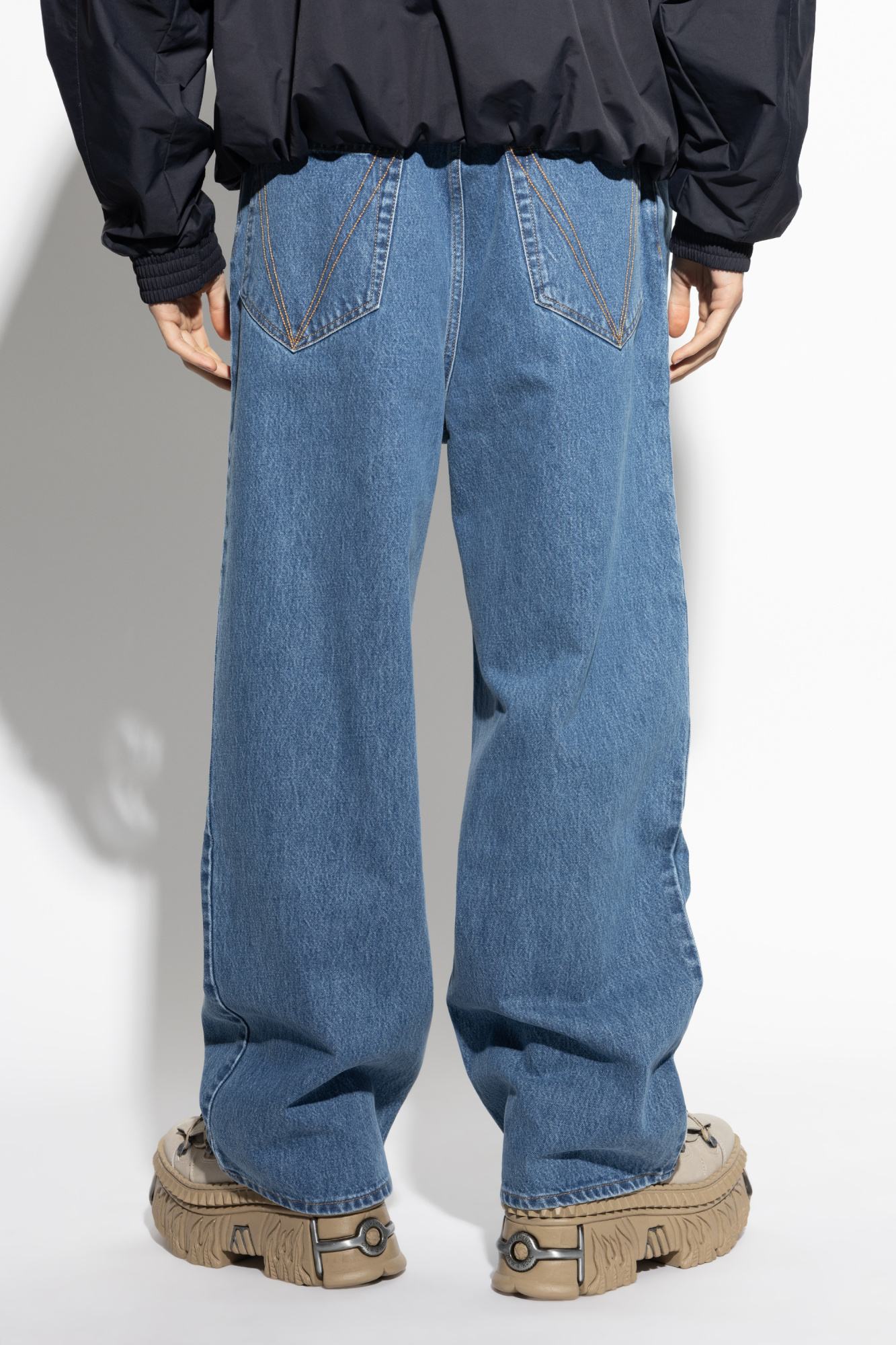 Vetements Belt-loop Jeans In Blue