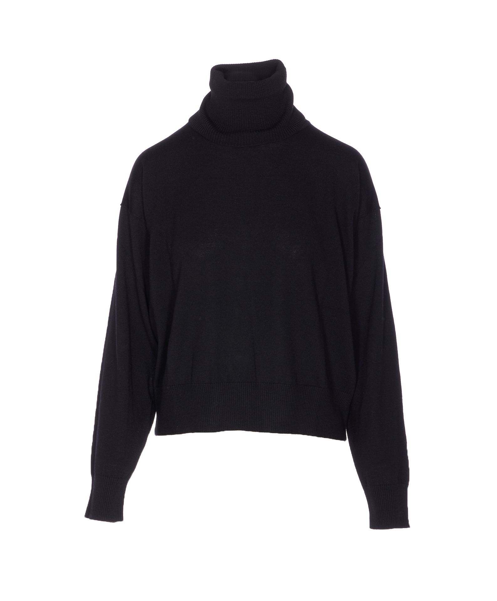 Filippa K Relaxed Turtleneck Sweater In Black