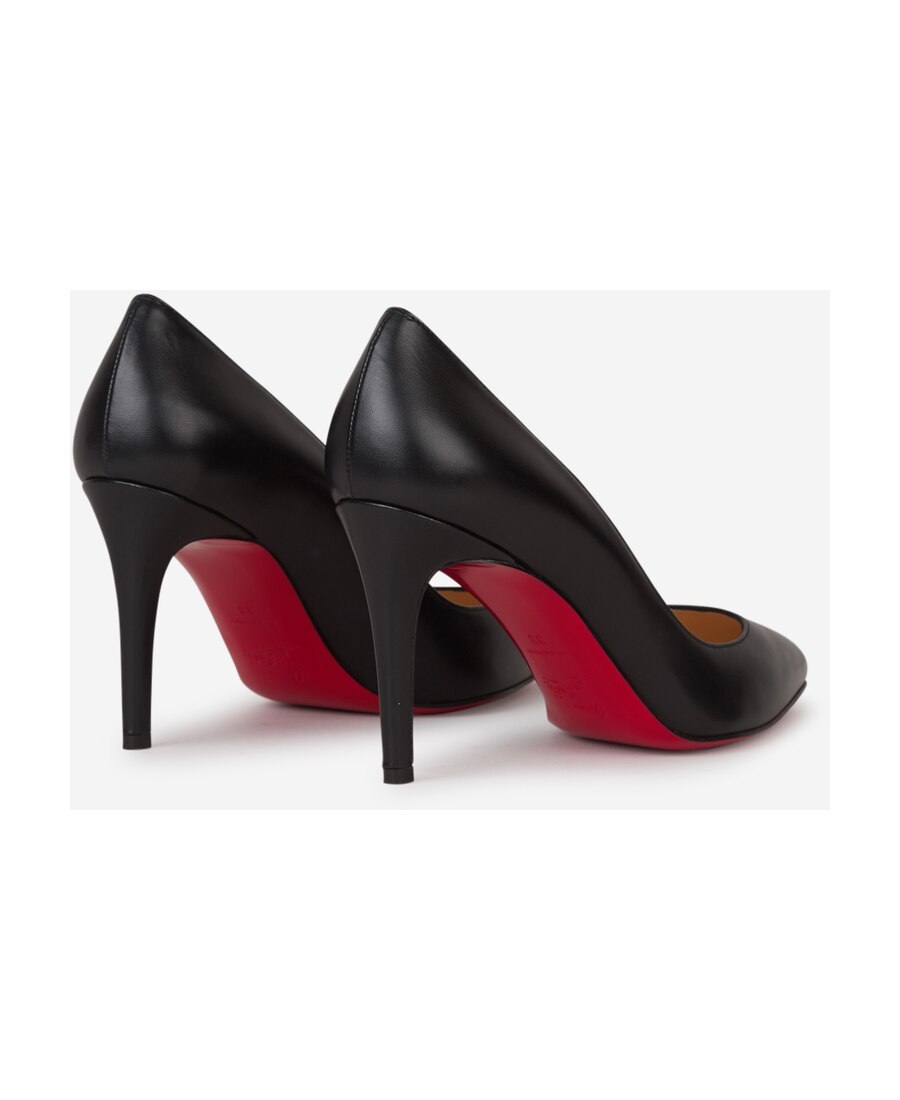 Christian Louboutin Hot Chick Black Patent Leather Pumps In Black
