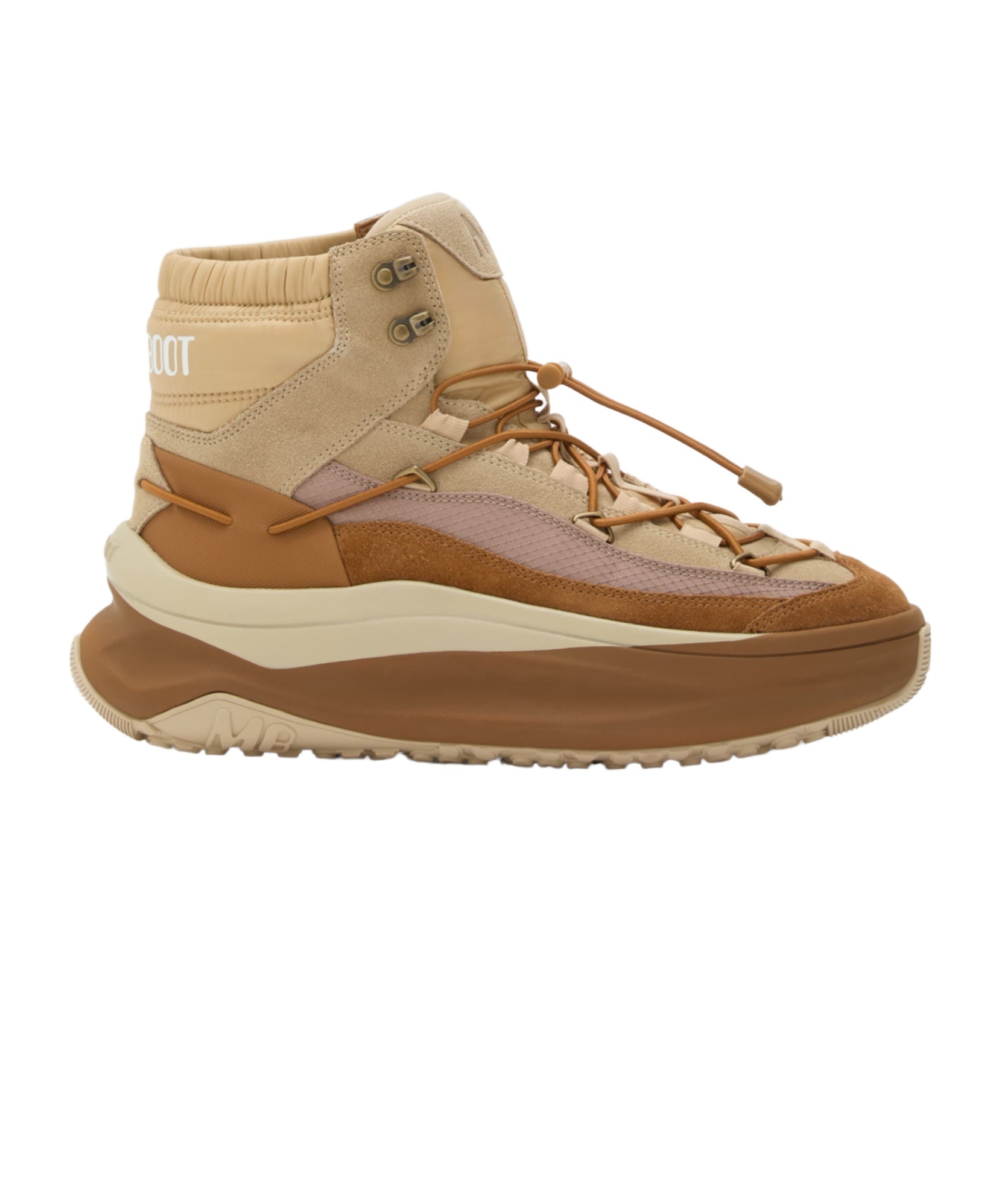 Moon Boot Xlace Boots In Brown