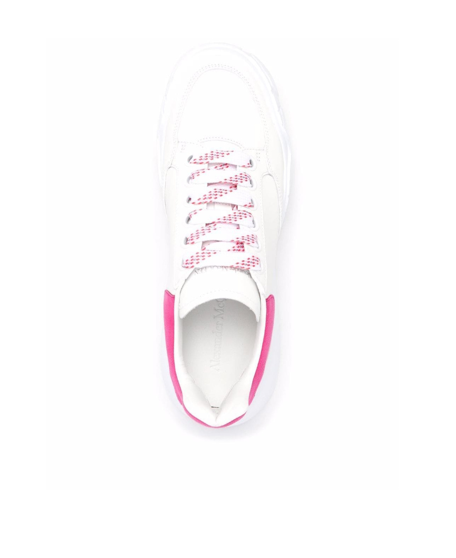 Alexander Mcqueen Court Lace-up Sneakers In White