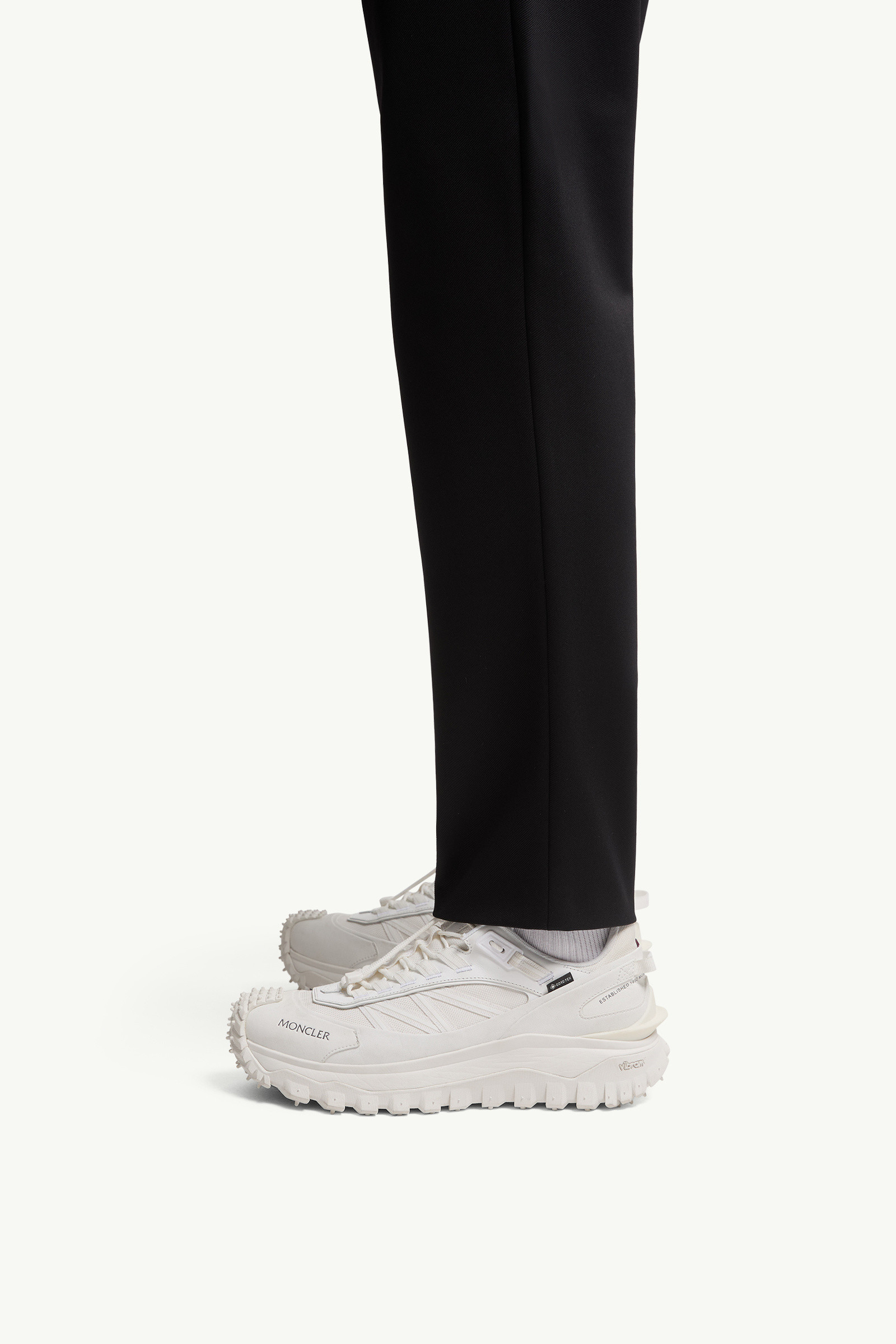Moncler Water-repellent Jogging Pants Blue In Black